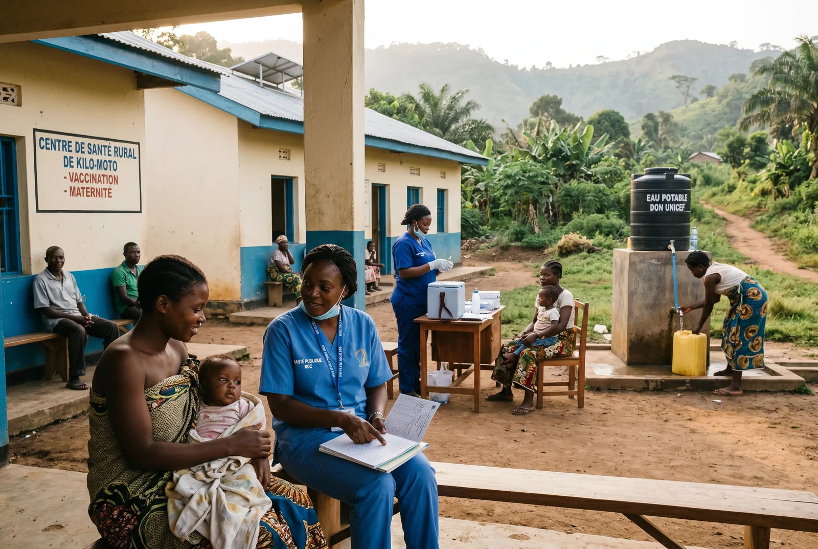 Santé — Centre de santé rural de Kilo-Moto, vaccination et maternité